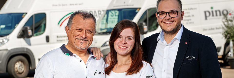 Das Team von pino